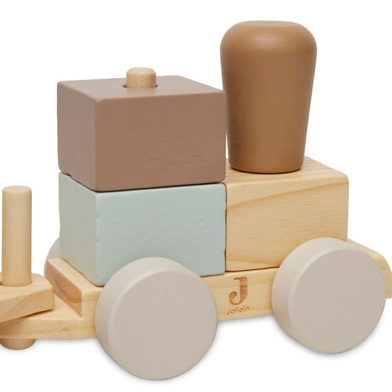 Jollein Wooden Train Farm - gifts 1 year+ - Rockettoys.com - Rocket Toys