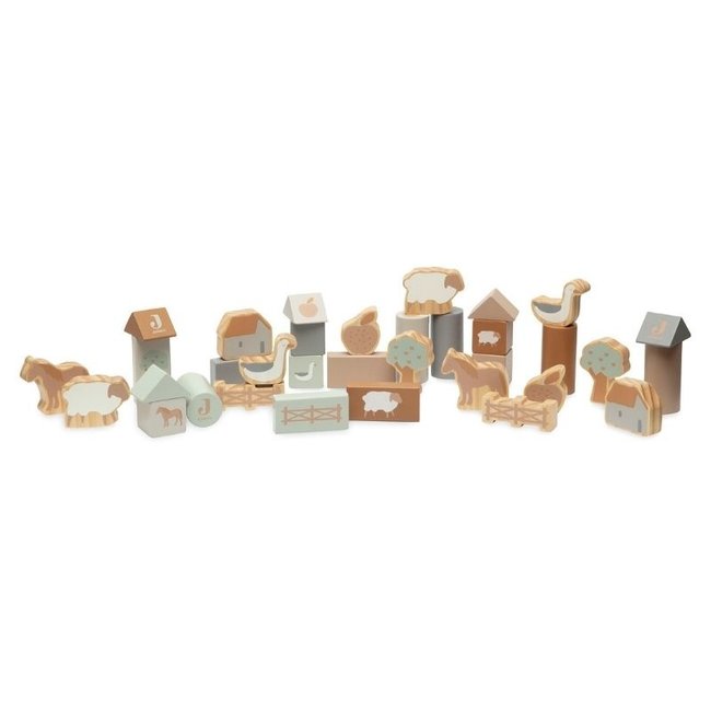 Jollein Wooden Blocks Farm