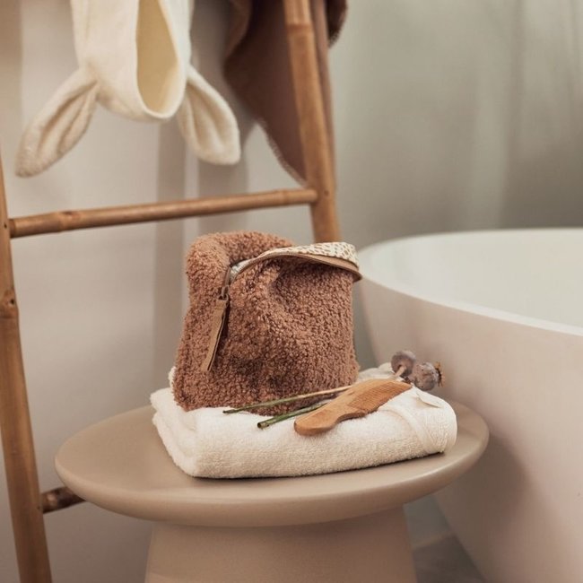 Jollein Toilettas Boucle Biscuit Lichtbruin