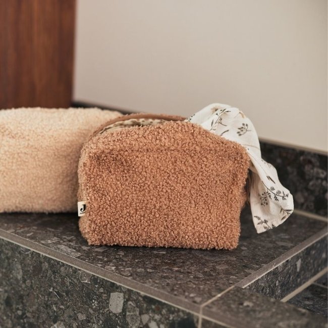 Jollein Toilettas Boucle Biscuit Lichtbruin