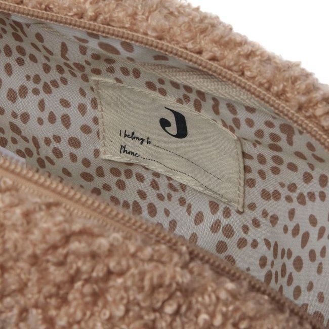 Jollein Kosmetiktasche Boucle Biscuit Braun