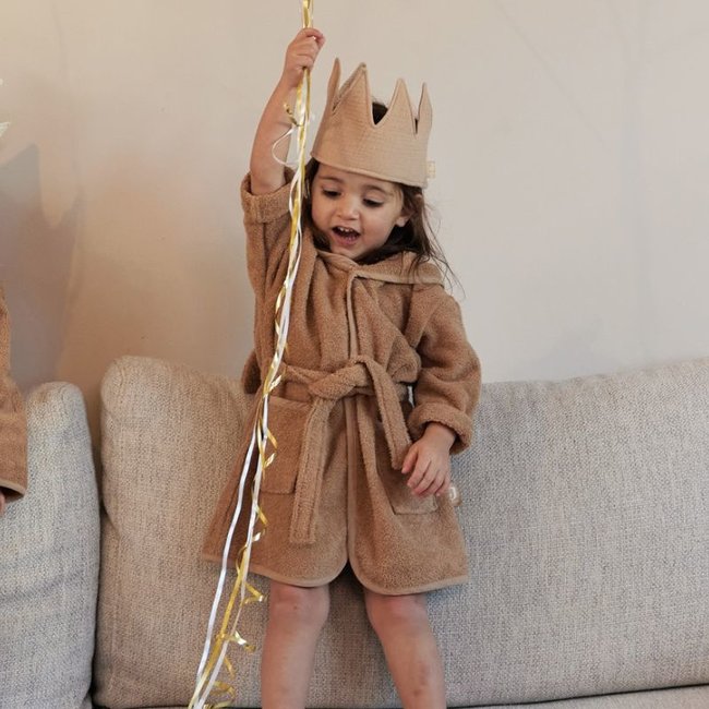 Jollein Verjaardagskroon Stof Biscuit