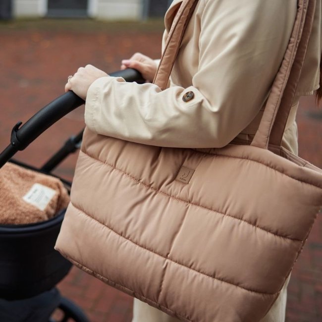 Jollein Wickeltasche Puffed Bag Biscuit