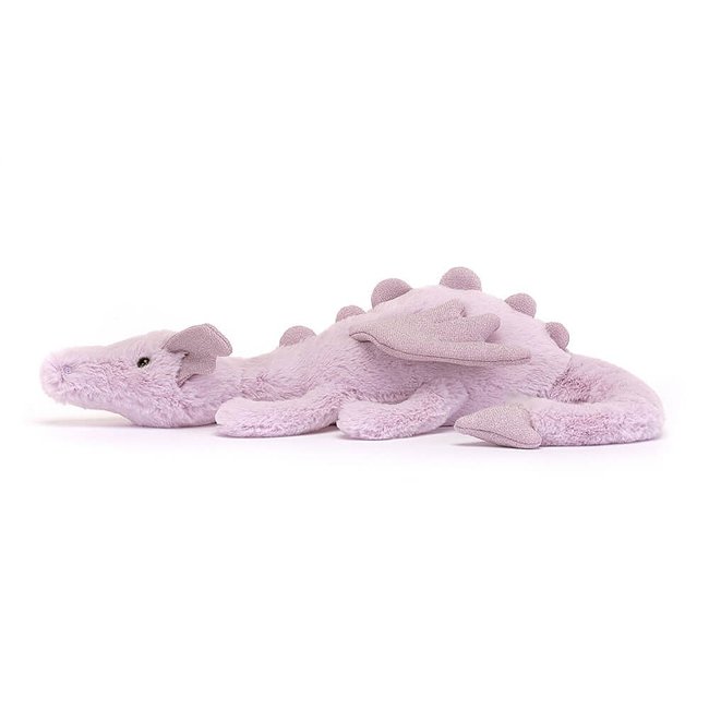 Jellycat Drache Plüschfigur Flieder Little 26 cm