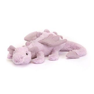 Jellycat Dragon Lavender Little 26 cm