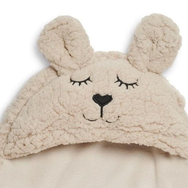 Jollein Wrap Blanket Bunny Beige Nougat 100 x 105 cm