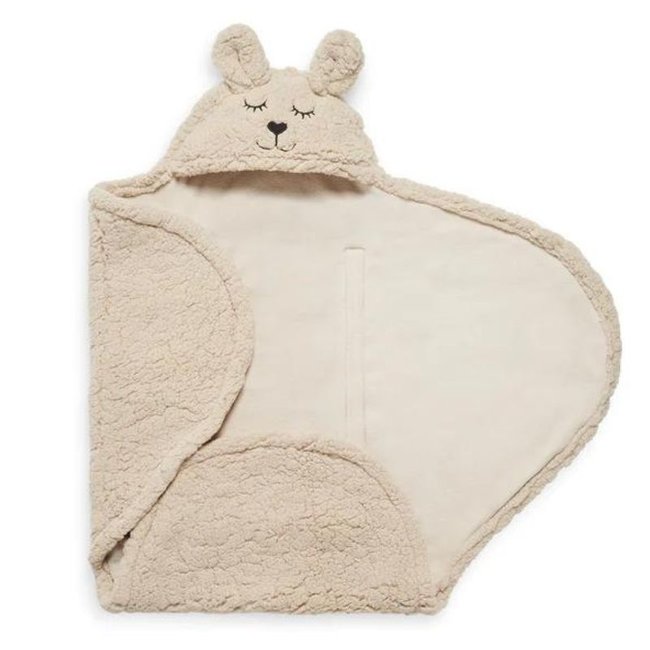Jollein Wikkeldeken Bunny Beige Nougat 100 x 105 cm