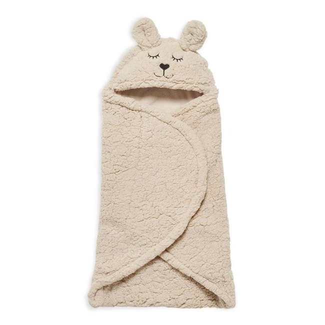 Jollein Wikkeldeken Bunny Beige Nougat 100 x 105 cm