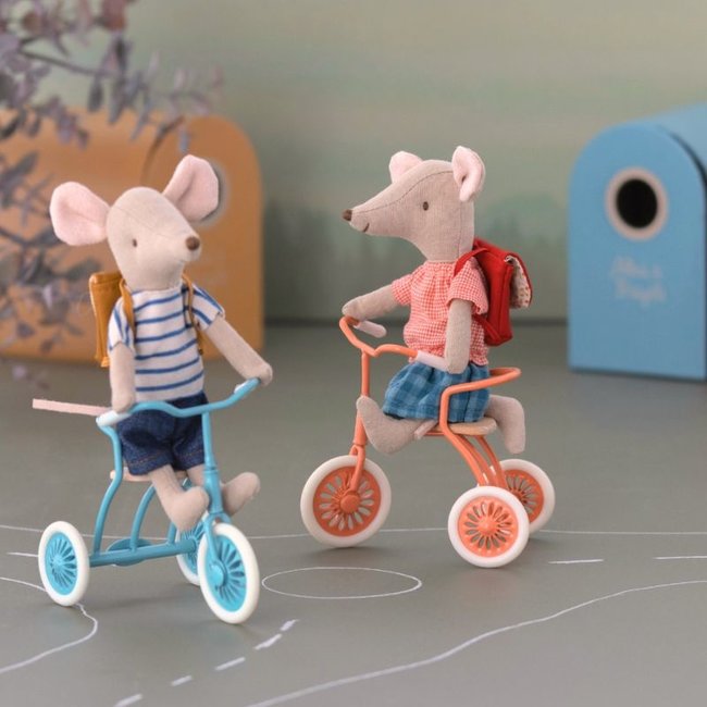 Maileg Tricycle Ochre Yellow Mice