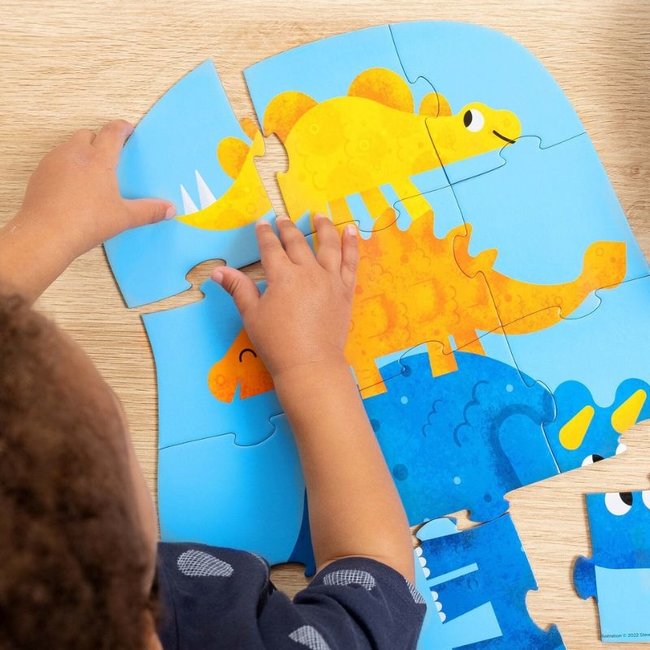 Crocodile Creek Puzzels Puzzle Dino Friends 12 Teile 2 Jahre+