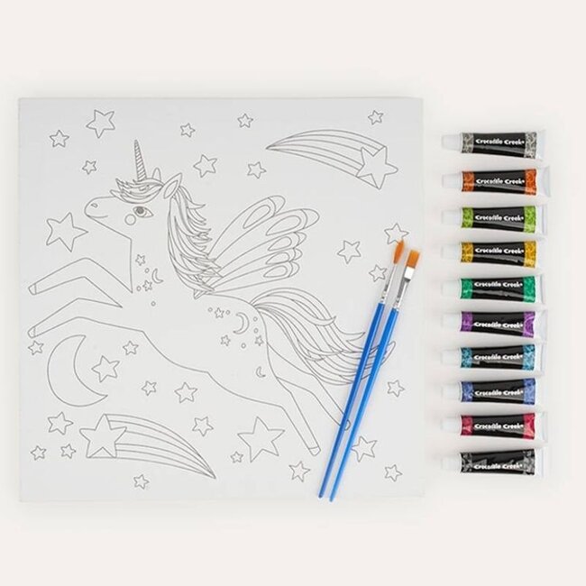 Crocodile Creek Puzzels Canvas Painting Unicorn