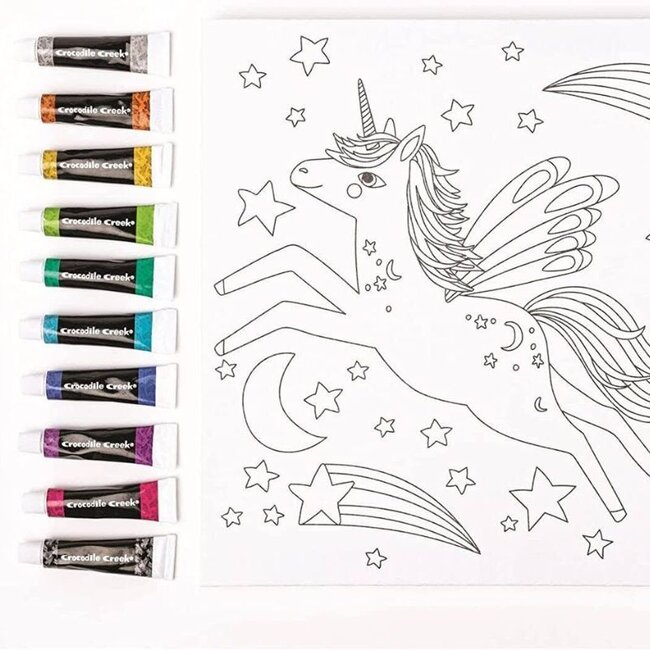 Crocodile Creek Puzzels Canvas Schilderen Unicorn