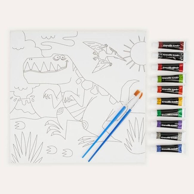 Crocodile Creek Puzzels Canvas Schilderen Dinosaurus