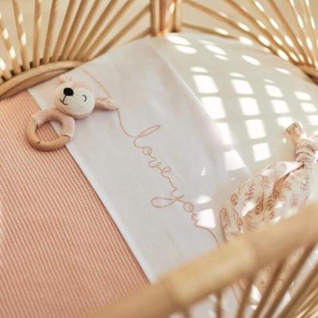 Jollein Babydecke Pale Pink Basic Knit 75 x 100 cm