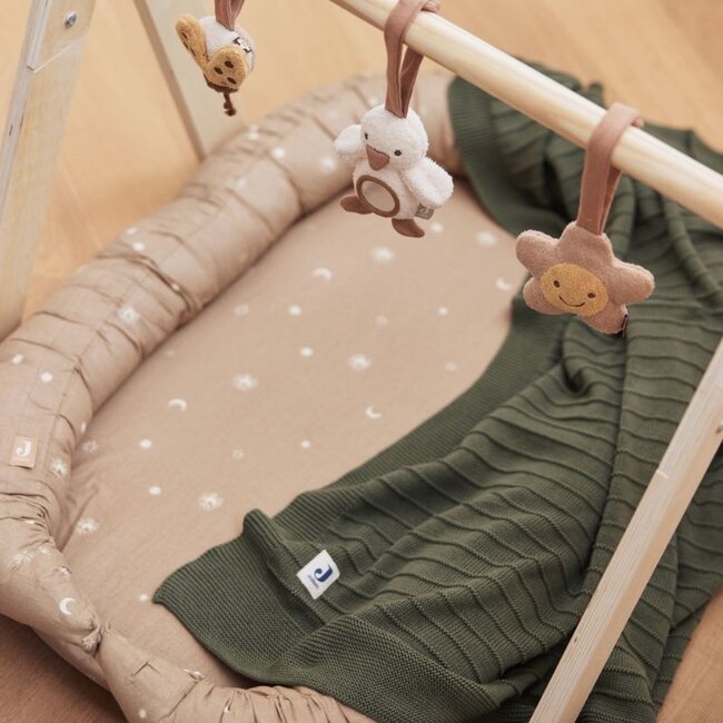 Jollein Blanket Leaf Green 100 x 150 cm