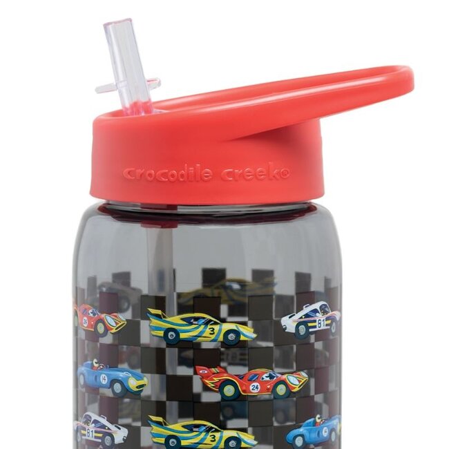 Crocodile Creek Puzzels Drinkfles Met Rietje Raceauto