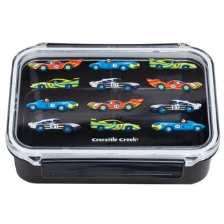 Crocodile Creek Puzzels Lunchbox Race Cars Black