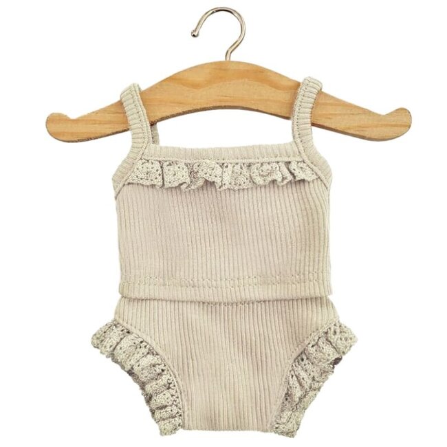 Minikane Doll's underwear Les P'tits Beige 34 cm