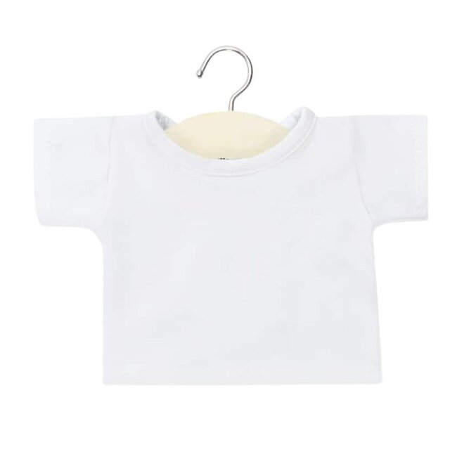 Minikane Puppen T-shirt Weiß 34 cm