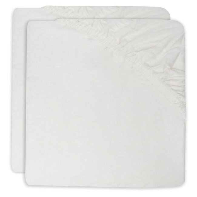Jollein Spannbettlaken Jersey Wiege 40/50x80/90cm 2 Stück