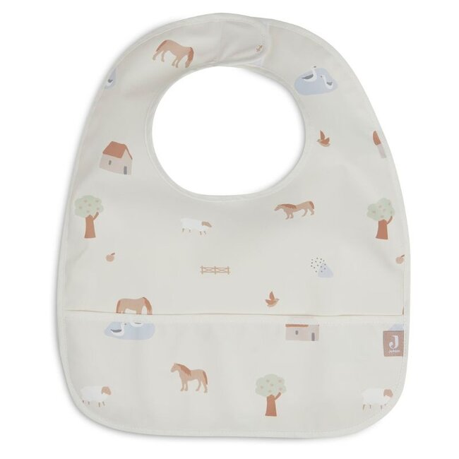 Jollein Bib Waterproof Farm 2 pcs.