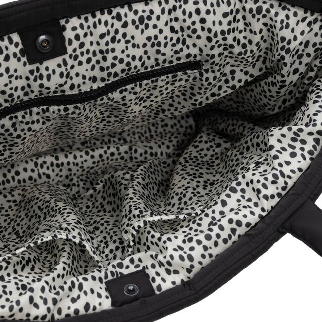 Jollein Wickeltasche Puffed Bag Schwarz