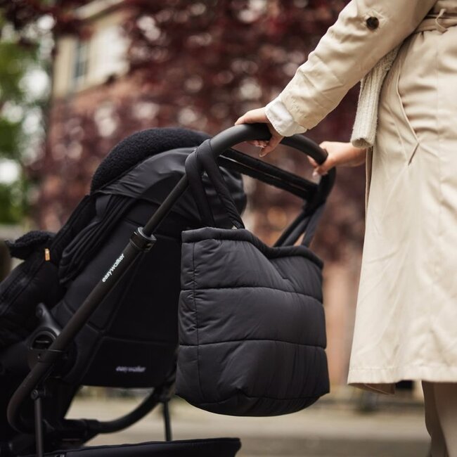 Jollein Wickeltasche Puffed Bag Schwarz