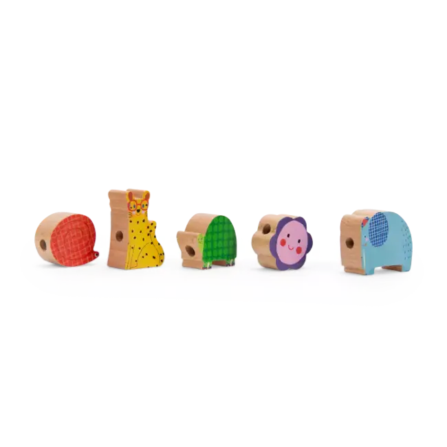 Moulin Roty Speelgoed Wooden Beads Les Toupitis