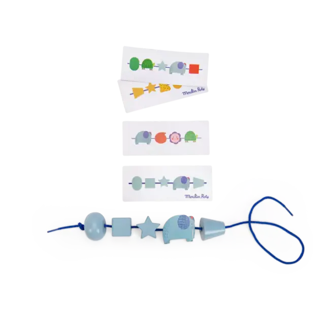 Moulin Roty Speelgoed Wooden Beads Les Toupitis