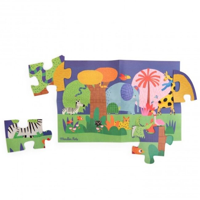 Moulin Roty Vloerpuzzel Les Toupitis 36 st.