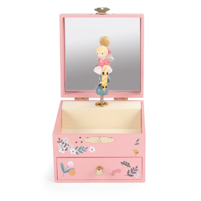 Moulin Roty Speelgoed Musical Jewellery Box Les Parisiennes Pink