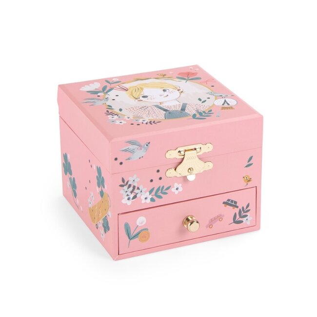 Moulin Roty Juwelen Muziekdoosje Les Parisiennes Roze