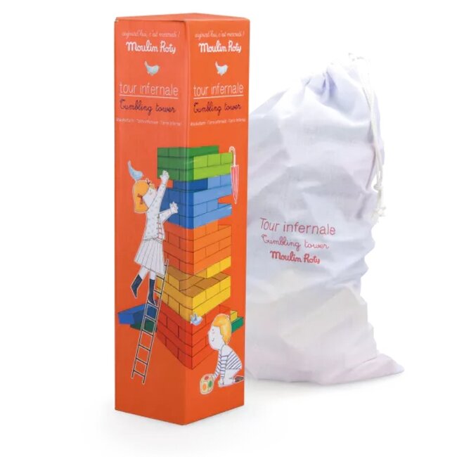 Moulin Roty Speelgoed Wackelturm Spiel Aujourd'hui