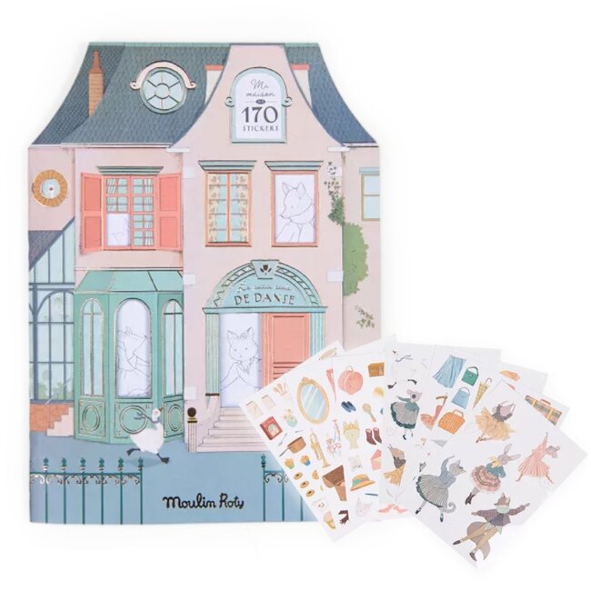 Moulin Roty Speelgoed Mallbuch & 170 Stickern