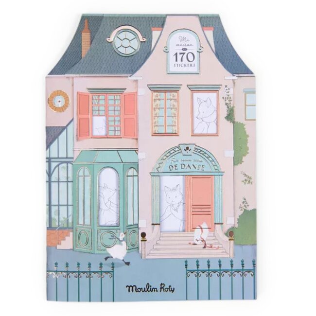 Moulin Roty Speelgoed Kleurboek & 170 Stickers La Petit Ecole De Danse
