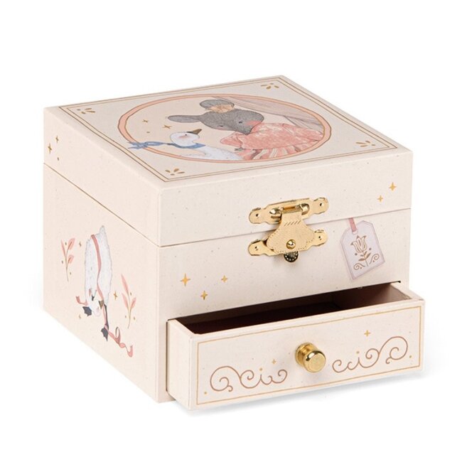 Moulin Roty Speelgoed Musical Jewellery Box La Petit Ecole De Danse