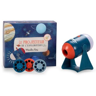 Moulin Roty Speelgoed Projector Story Lamp l'Explorateur