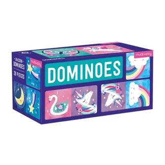 Mudpuppy Domino Unicorn Spel