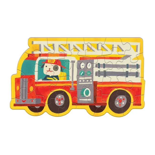 Mudpuppy Mini Puzzle Firetruck 24 pcs.