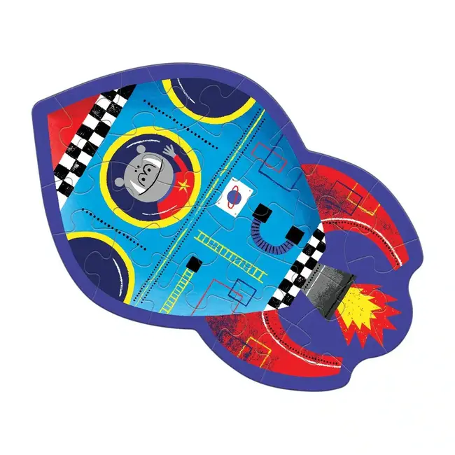 Mudpuppy Mini Puzzel Spaceship 24 st.