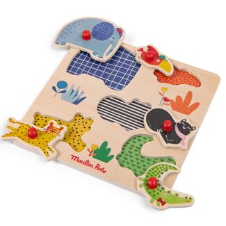 Moulin Roty Greifpuzzle Holz Les Toupitis 5 st.