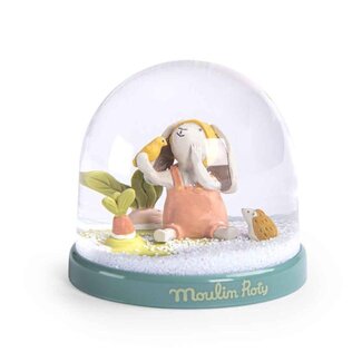 Moulin Roty Speelgoed Snow Globe Rabbit Trois Petits Lapins
