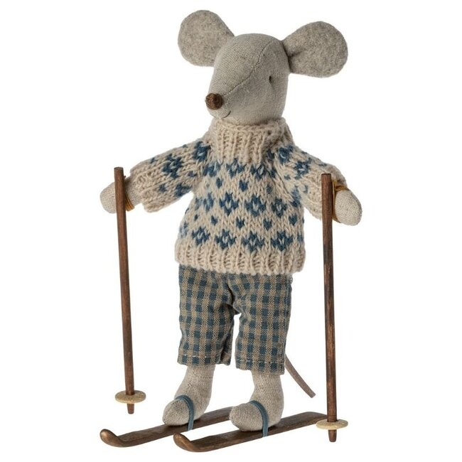 Maileg Papa Wintermaus Skiset 15 cm