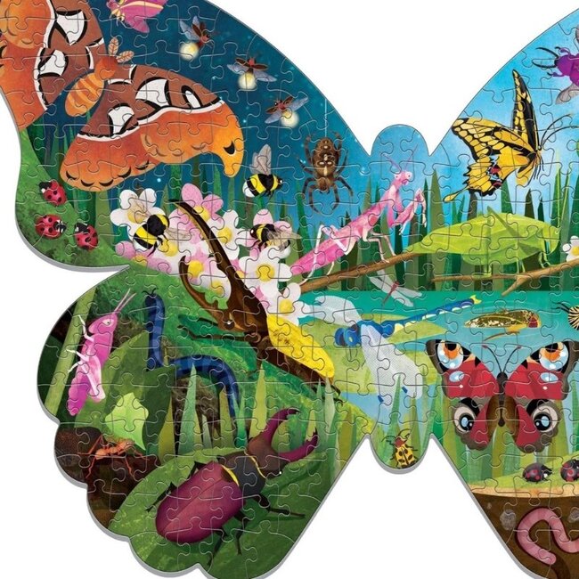 Mudpuppy Shaped Puzzle Butterfly 300 pcs. 7 years+