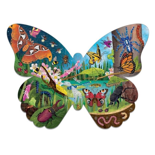 Mudpuppy Shaped Puzzle Butterfly 300 pcs. 7 years+
