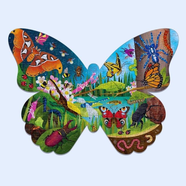 Mudpuppy Shaped Puzzle Butterfly 300 pcs. 7 years+
