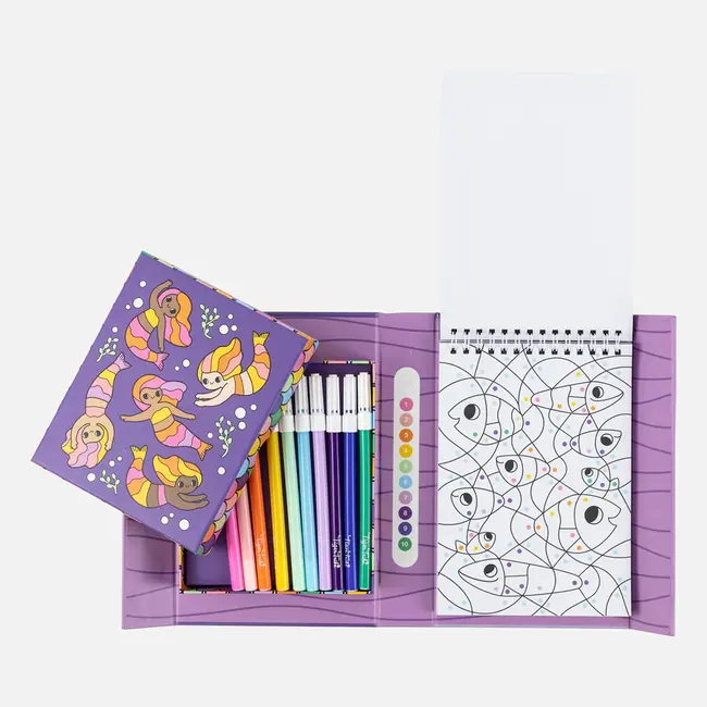 Tiger Tribe Colour by Numbers Mermaid