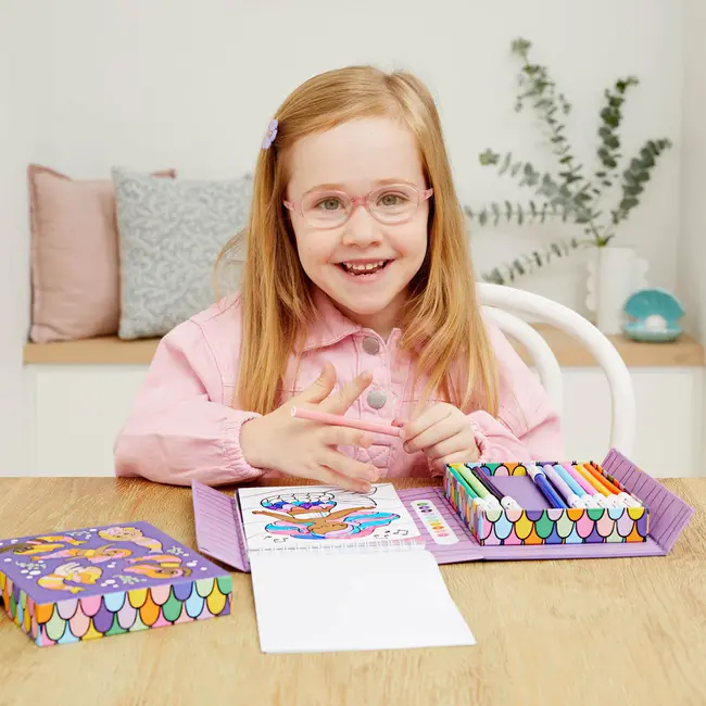 Tiger Tribe Colour by Numbers Mermaid