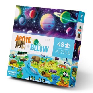 Crocodile Creek Puzzels Puzzel Above Below Earth & Space