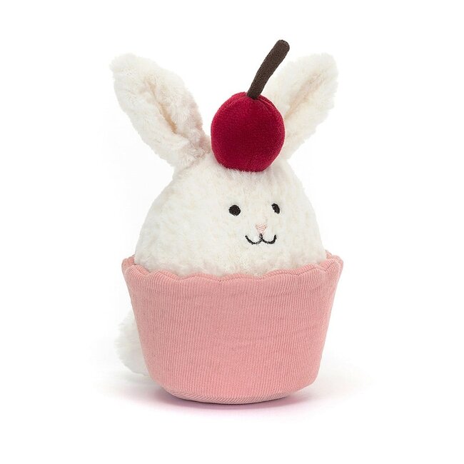 Jellycat Cupcake Konijn Dainty Dessert Knuffel 14 cm